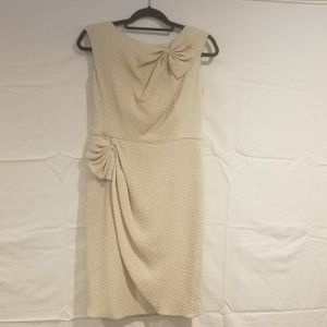 Cream Armani Collezioni Cocktail Dress